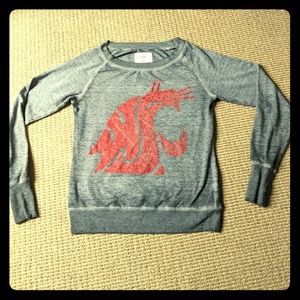 Washington State Boat Neck Sweatshirt